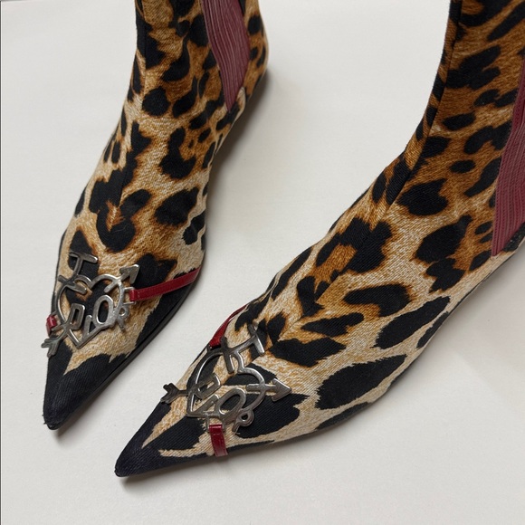 Dior Shoes - Authentic vintage Christian Dior leopard boots 38.5 john galliano